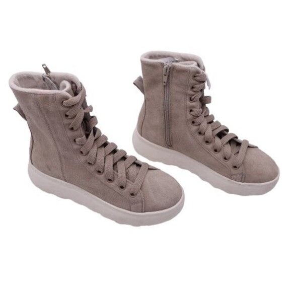 GEOX Spherica ec4.1 Ankle Boots with Laces Beige Size 6 D36TCD00022C5322 - Picture 1 of 9